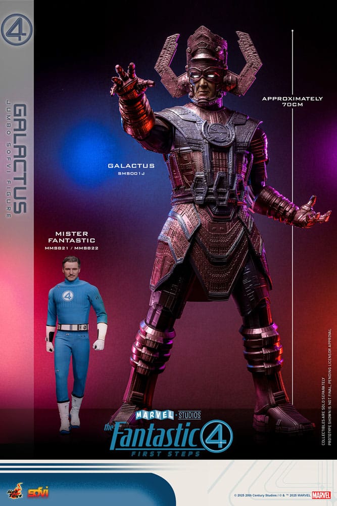 The Fantastic Four: First Steps Jumbo Sofvi Masterpiece Vinyl Figure Galactus 70 cm